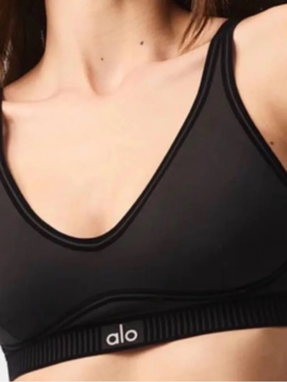 ALO Airlift Bra Black Size Small